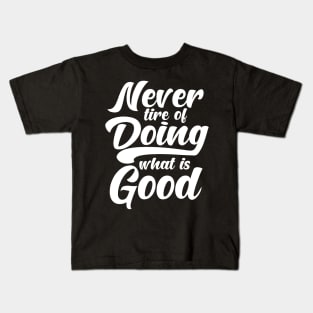 'Doing What Is Good' Food and Water Relief Shirt Kids T-Shirt